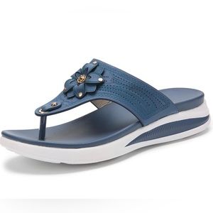 Women’s Flip Flop Sandals With Arch Support Cushion Summer Non Slip US 7 , 38 EU